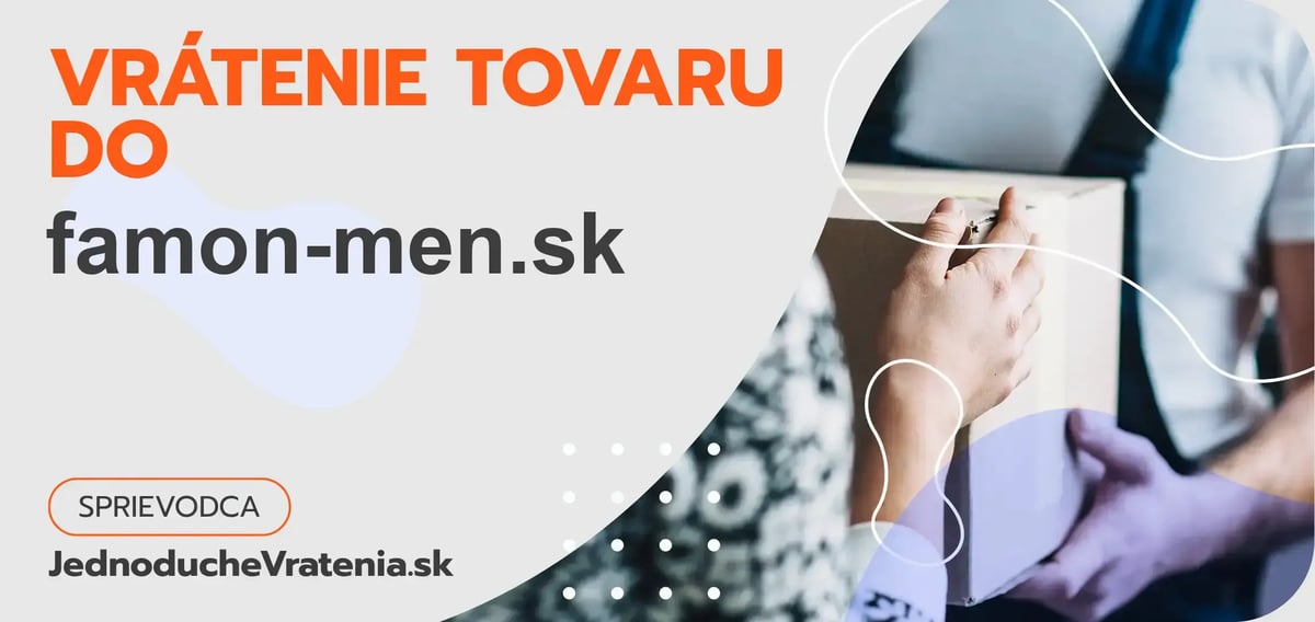 Je jednoduché vrátiť tovar do famon-men.sk?