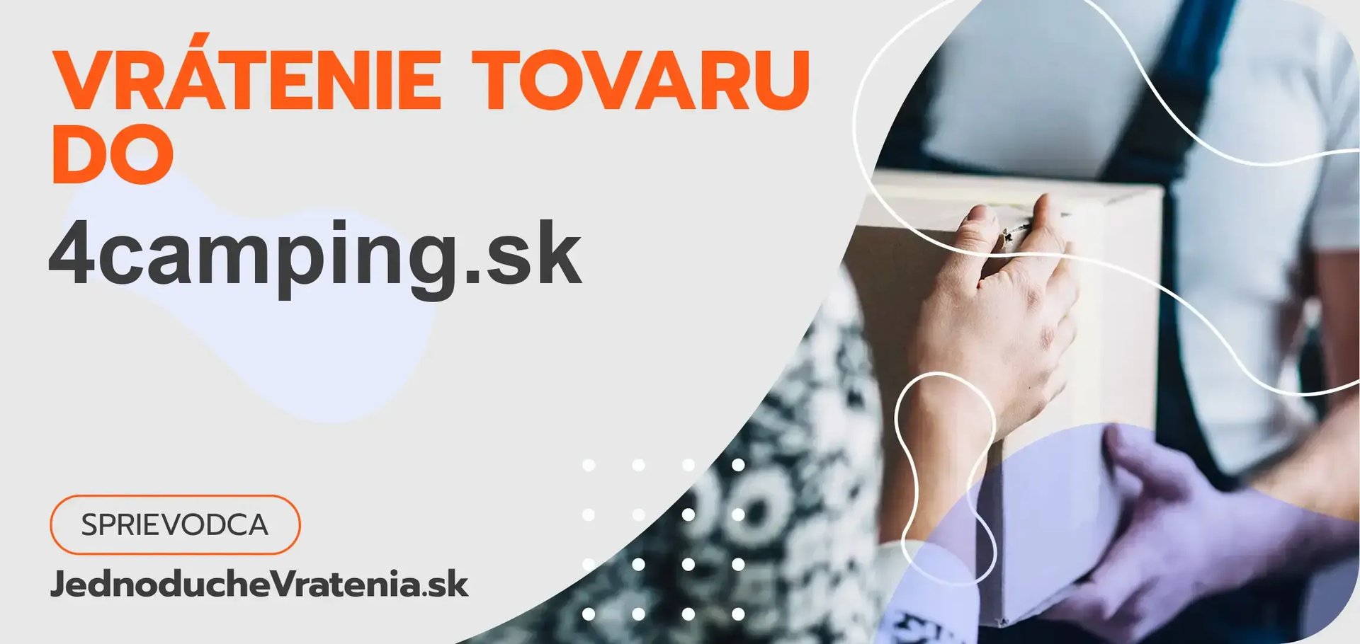 Ako vrátiť tovar do 4camping.sk rýchlo a bez komplikácií?